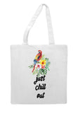 Tropical flowers (style 1M) - Just chill out tote style shopping bag