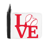 Love Letters Baseball Heart Sports gent's wallet