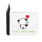 Panda 6 I Cant Adult Today gent's wallet