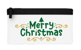 Merry Christmas style 3 flat-style pencil case