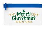 Merry Christmas style 3 flat-style pencil case