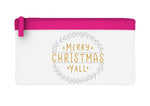 Merry Christmas yall flat-style pencil case