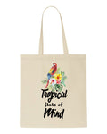 Tropical flowers (style 1M) - tropical state of mind tote style shopping bag