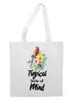 Tropical flowers (style 1M) - tropical state of mind tote style shopping bag