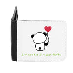 Panda 6 I’m Not Fat I’m Just Fluffy gent's wallet