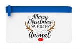 Merry Xmas ya filthy animal style 1 reindeer flat-style pencil case