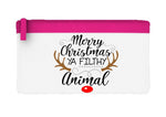 Merry Xmas ya filthy animal style 1 reindeer flat-style pencil case