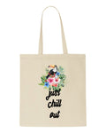 Tropical flowers (style 1N) - Just chill out tote style shopping bag