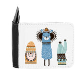 Llama Four – Plain Tribal Style gent's wallet