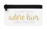 O come let us adore him Christ the lord flat-style pencil case