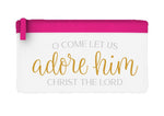 O come let us adore him Christ the lord flat-style pencil case