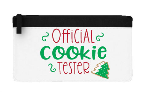 Official cookie tester flat-style pencil case