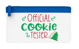 Official cookie tester flat-style pencil case