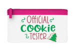 Official cookie tester flat-style pencil case