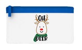 Oh deer style 1 scarf flat-style pencil case