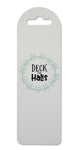 Deck the halls wreath printed lightweight bookmark