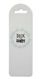 Deck the halls wreath printed lightweight bookmark