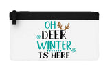 Oh deer winter is here style 3 flat-style pencil case