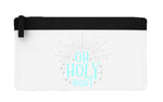 Oh holy night style 1 metallic flat-style pencil case