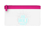 Oh holy night style 1 metallic flat-style pencil case