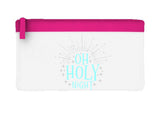 Oh holy night style 1 metallic flat-style pencil case