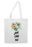 Tropical flowers (style 1O) - Just chill out tote style shopping bag