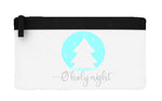 Oh holy night style 1 snow globe flat-style pencil case