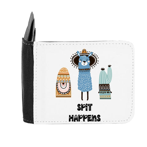 Llama Four – Spit Happens Statement gent's wallet