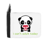 Panda 7 I Cant Adult Today gent's wallet