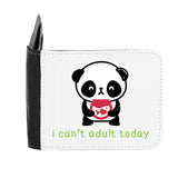 Panda 7 I Cant Adult Today gent's wallet