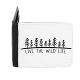 Live The Wild Life Forest Statement gent's wallet