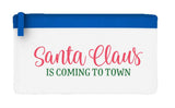 Santa Claus is coming to town flat-style pencil case