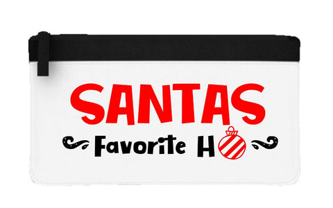 Santas favourite ho flat-style pencil case