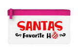 Santas favourite ho flat-style pencil case