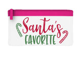 Santa's favourite - candycane style flat-style pencil case