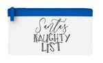 Santa's naughty list flat-style pencil case