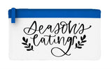 Seasons eatings flat-style pencil case