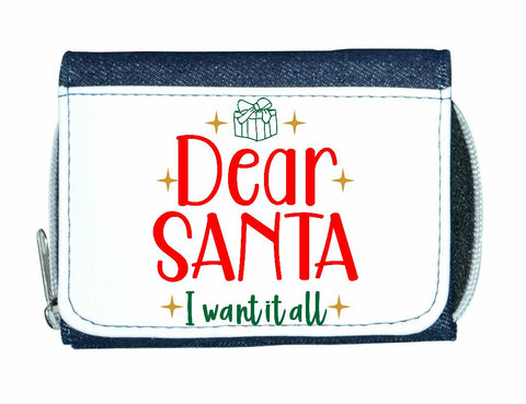 Dear Santa I want it all stylish ladies purse