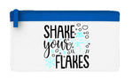 Shake your flakes snowman flat-style pencil case