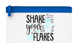 Shake your flakes snowman flat-style pencil case