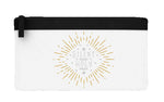 Silent night holy night style 3 metallic flat-style pencil case