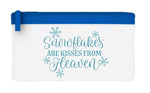 Snowflakes are kisses from heaven style 1 flat-style pencil case