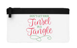 Don't get your tinsel in a tangle flat-style pencil case