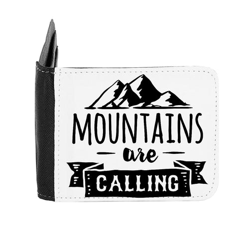 Mountains Are Calling Adventure Statement gent's wallet