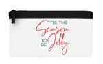 Tis the season to be jolly flat-style pencil case