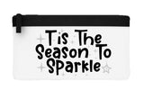 Tis the season to sparkle style 3 stars flat-style pencil case