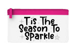 Tis the season to sparkle style 3 stars flat-style pencil case