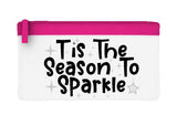 Tis the season to sparkle style 3 stars flat-style pencil case