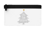 Tis the season Xmas tree flat-style pencil case