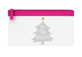 Tis the season Xmas tree flat-style pencil case